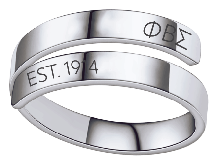 Phi Beta Sigma Year and Letters Rings