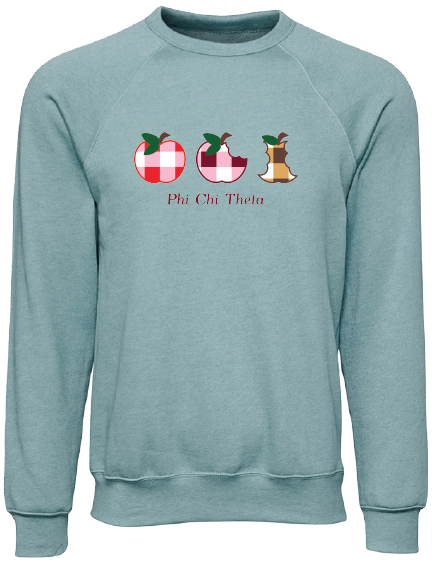 Phi Chi Theta Apple Evolution Crewneck