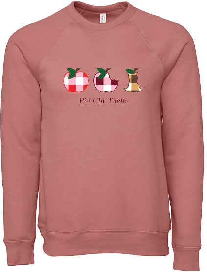 Phi Chi Theta Apple Evolution Crewneck