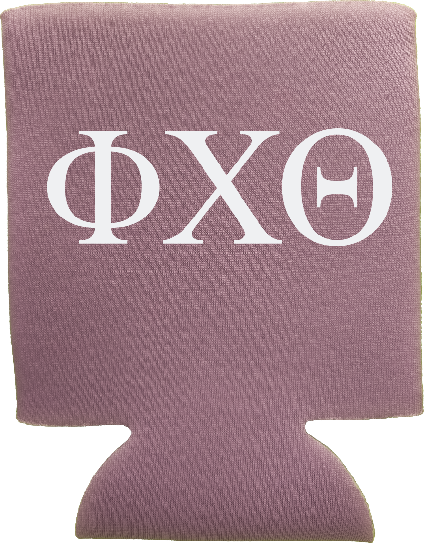 Phi Chi Theta Can Coozies