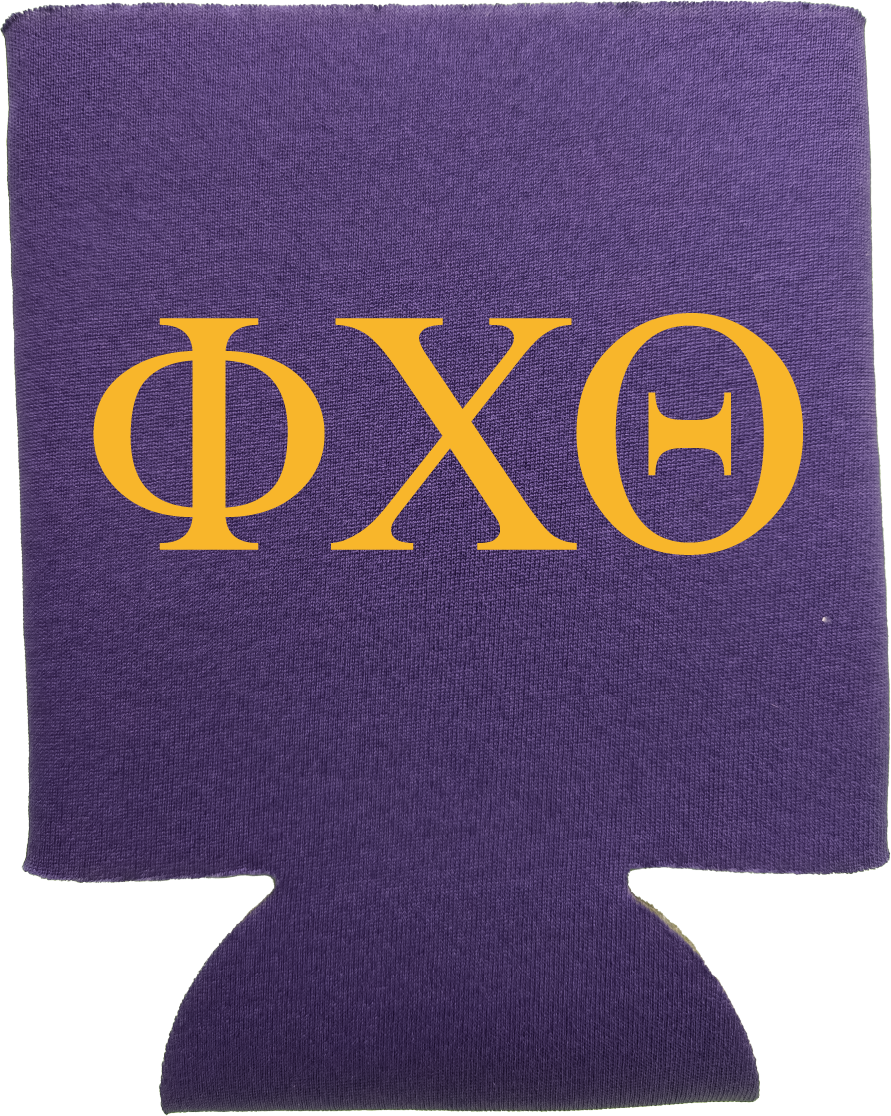 Phi Chi Theta Can Coozies