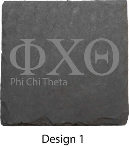 Phi Chi Theta Stone Coasters - 4-Pack