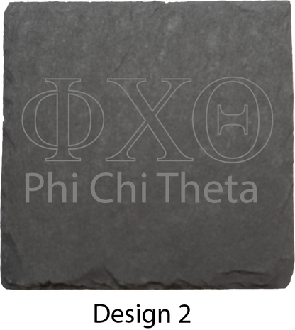 Phi Chi Theta Stone Coasters - 4-Pack