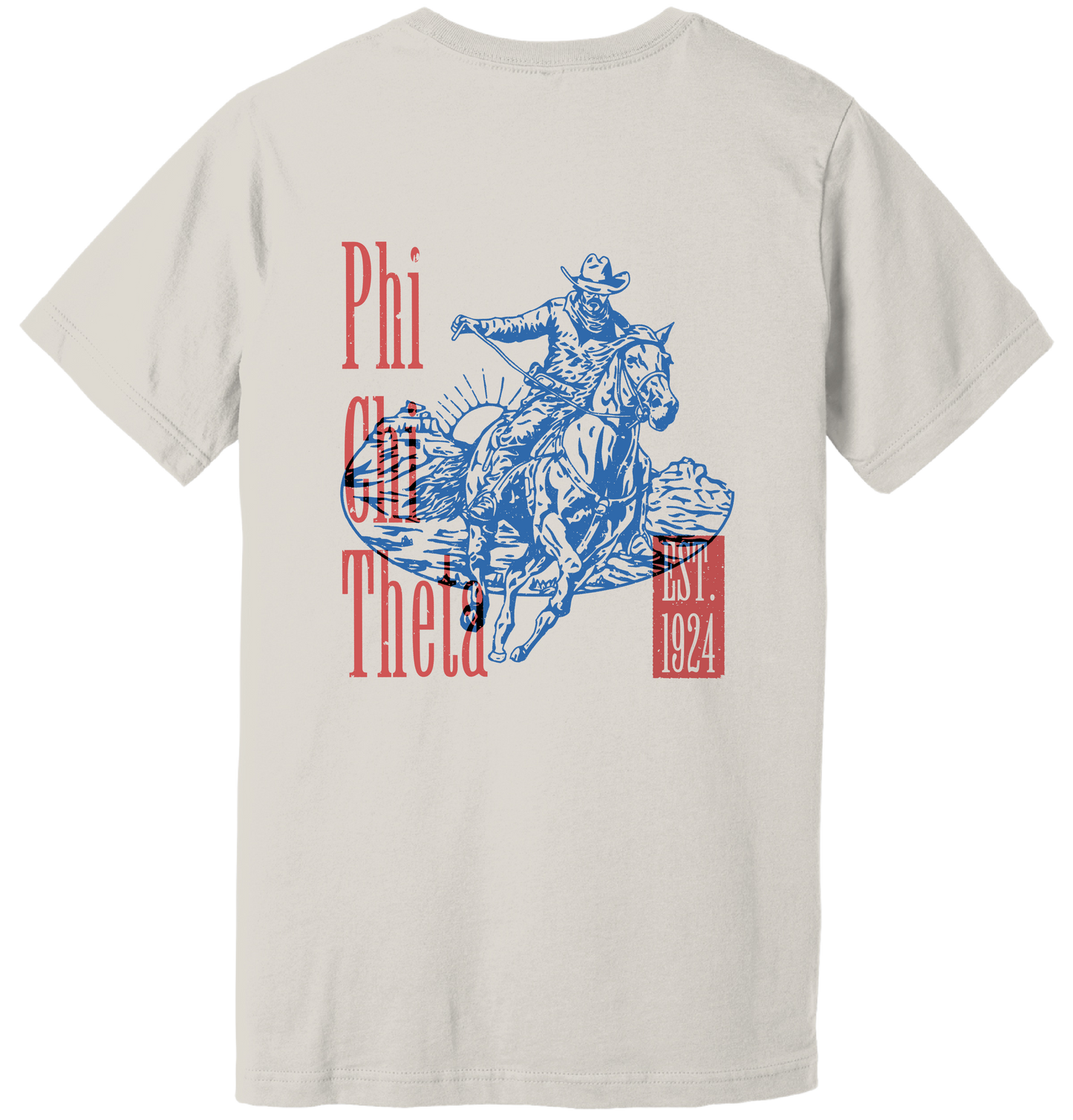 Phi Chi Theta Cowboy Graphic T-Shirt