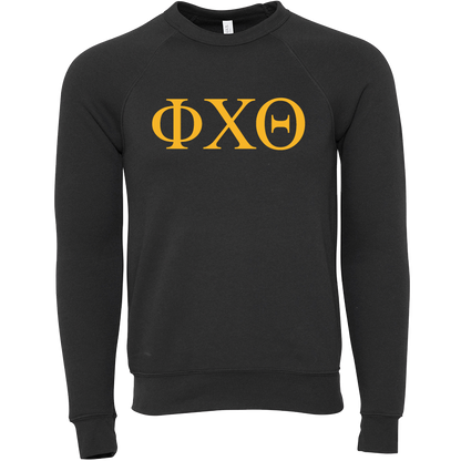 Phi Chi Theta Lettered Crewneck Sweatshirts