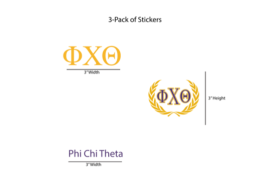 Phi Chi Theta Stickers