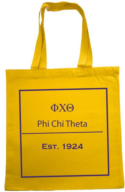 Phi Chi Theta Tote Bags