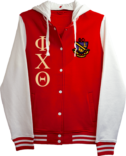 Phi Chi Theta Varsity Hooded Sweatshirt