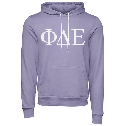 Phi Delta Epsilon Lettered Hooded Sweatshirts