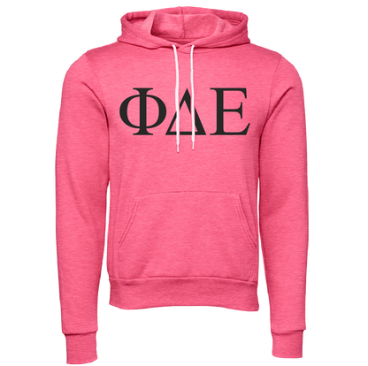 Phi Delta Epsilon Lettered Hooded Sweatshirts