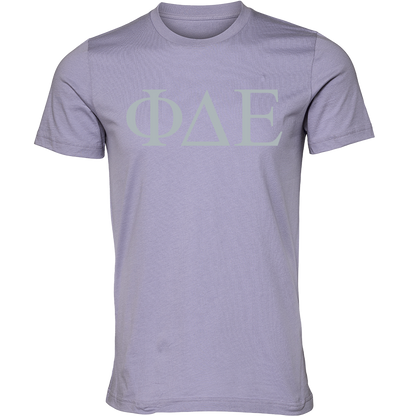 Phi Delta Epsilon Lettered Short Sleeve T-Shirts
