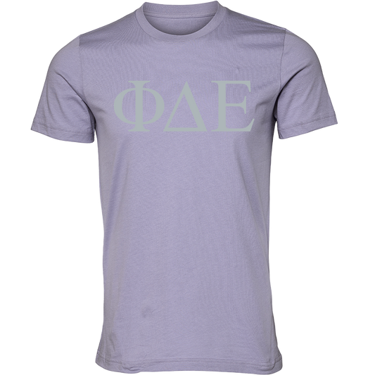 Phi Delta Epsilon Lettered Short Sleeve T-Shirts