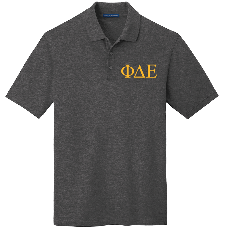 Phi Delta Epsilon  Men's Embroidered Polo Shirt