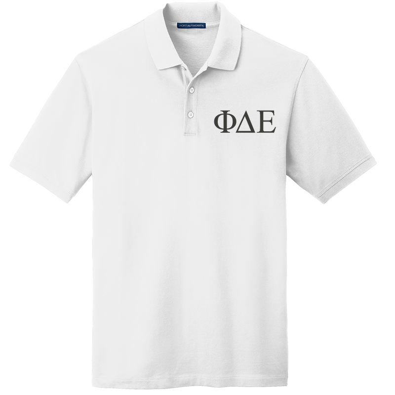 Phi Delta Epsilon  Men's Embroidered Polo Shirt