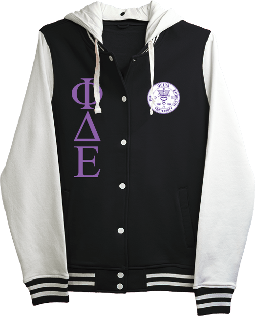 Phi Delta Epsilon Varsity Hooded Sweatshirt