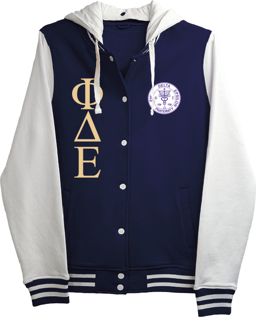 Phi Delta Epsilon Varsity Hooded Sweatshirt