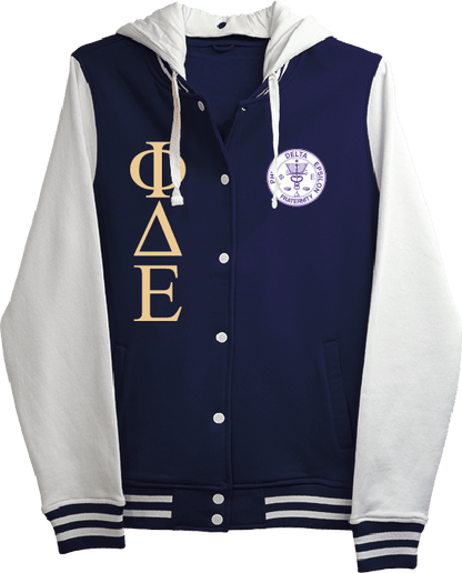 Phi Delta Epsilon Varsity Hooded Sweatshirt