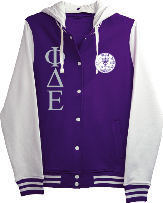 Phi Delta Epsilon Varsity Hooded Sweatshirt