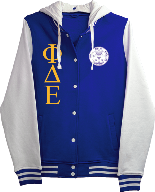 Phi Delta Epsilon Varsity Hooded Sweatshirt