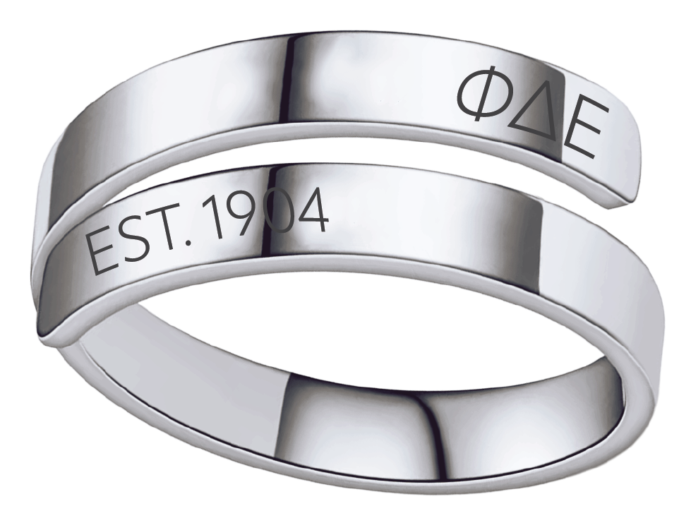 Phi Delta Epsilon Year and Letters Rings