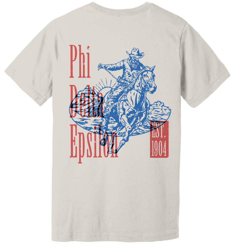 Phi Delta Epsilon Cowboy Graphic T-Shirt