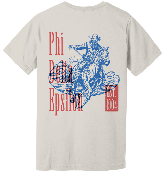 Phi Delta Epsilon Cowboy Graphic T-Shirt