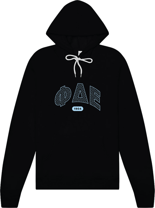 Phi Delta Epsilon Varsity Polka Dot Hoodie