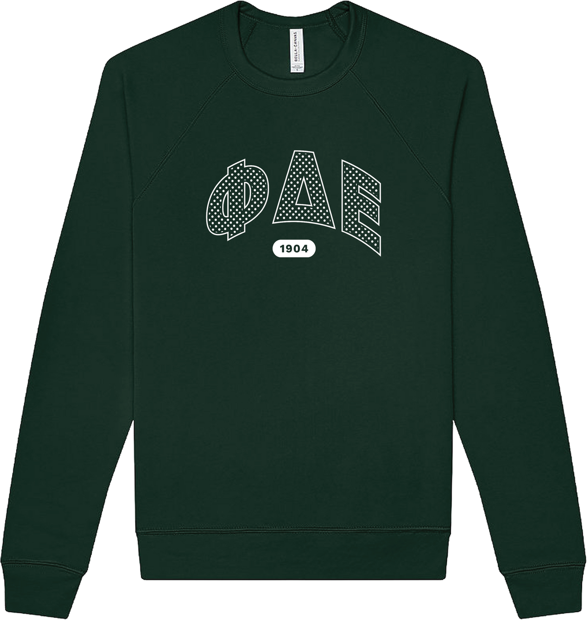 Phi Delta Epsilon Varsity Polka Dot Crewneck
