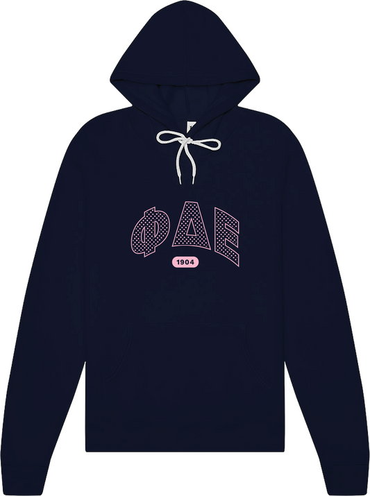 Phi Delta Epsilon Varsity Polka Dot Hoodie