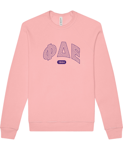 Phi Delta Epsilon Varsity Polka Dot Crewneck