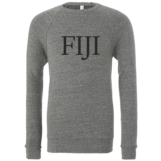 Phi Gamma Delta Embroidered Lettered Crewneck Sweatshirts