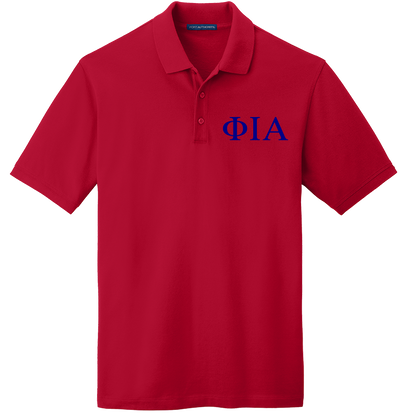 Phi Iota Alpha  Men's Embroidered Polo Shirt