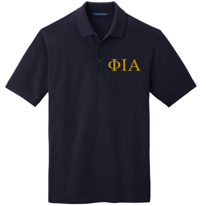 Phi Iota Alpha  Men's Embroidered Polo Shirt