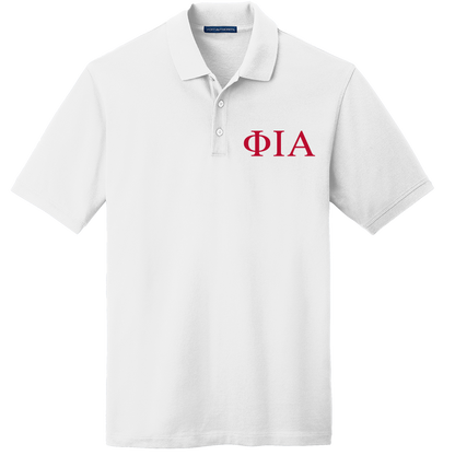 Phi Iota Alpha  Men's Embroidered Polo Shirt