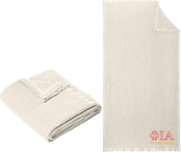 Phi Iota Alpha Letters and Name Blankets