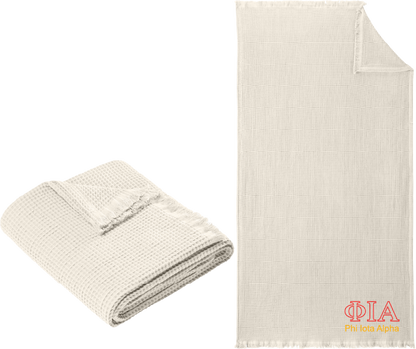 Phi Iota Alpha Letters and Name Blankets