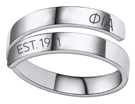 Phi Iota Alpha Year and Letters Rings