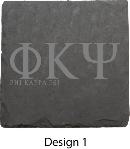 Phi Kappa Psi Stone Coasters - 4-Pack