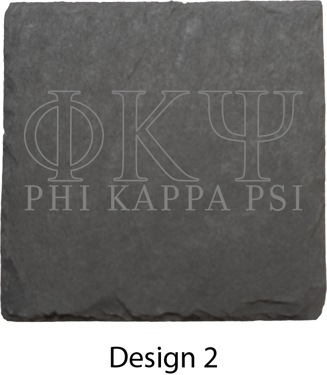 Phi Kappa Psi Stone Coasters - 4-Pack