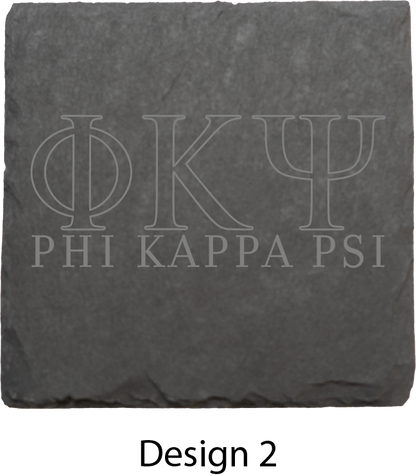 Phi Kappa Psi Stone Coasters - 4-Pack