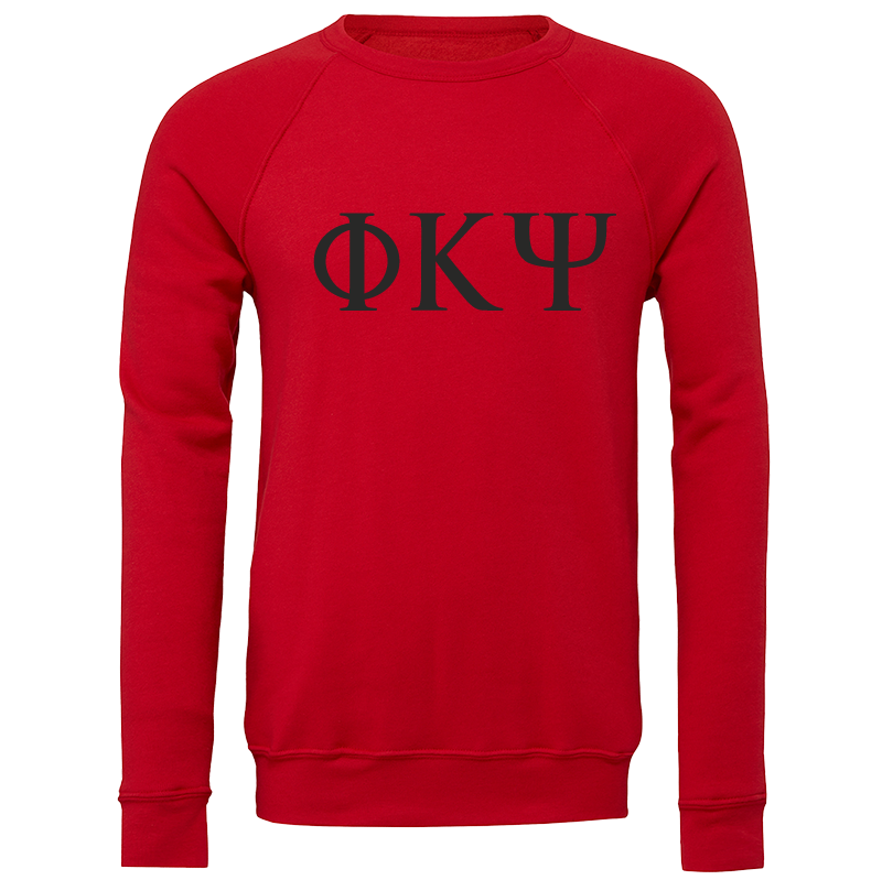 Phi Kappa Psi Lettered Crewneck Sweatshirts