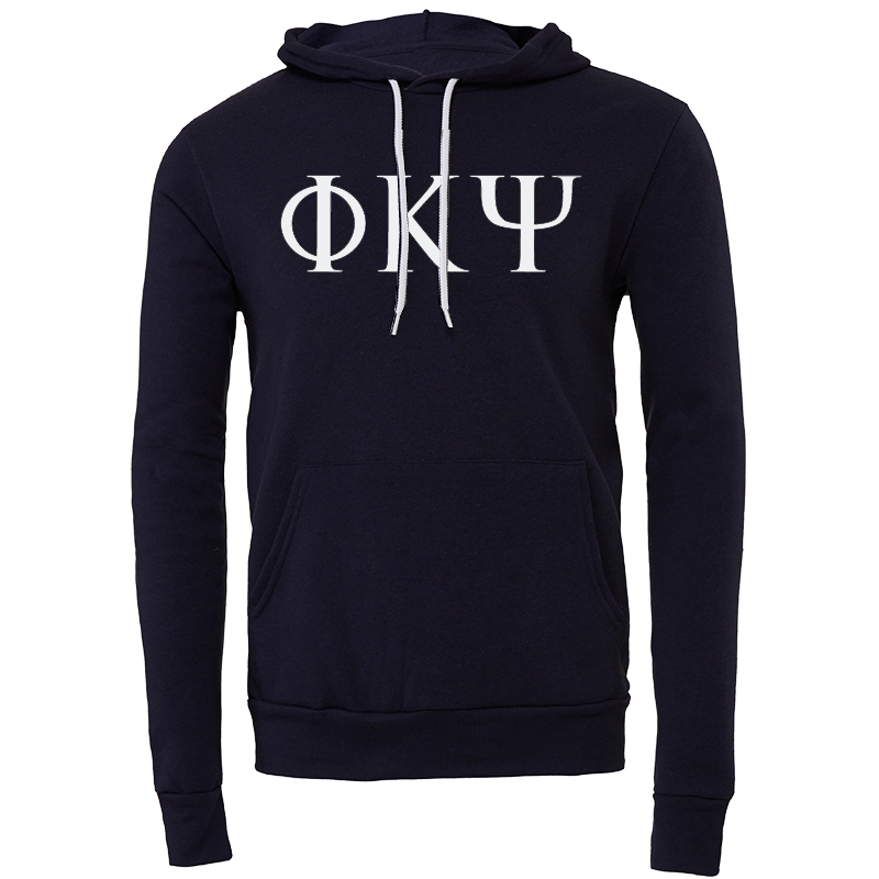 Phi Kappa Psi Lettered Hooded Sweatshirts