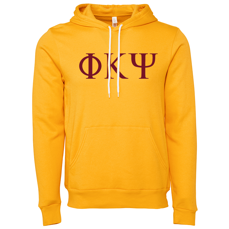 Phi Kappa Psi Lettered Hooded Sweatshirts