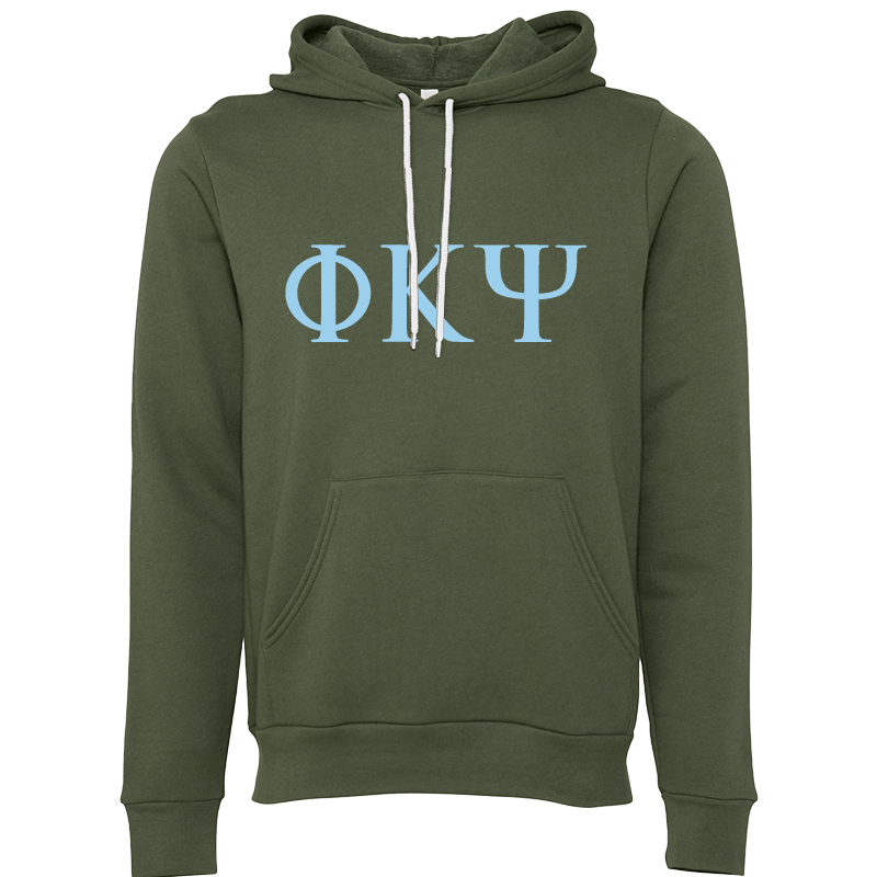 Phi Kappa Psi Lettered Hooded Sweatshirts