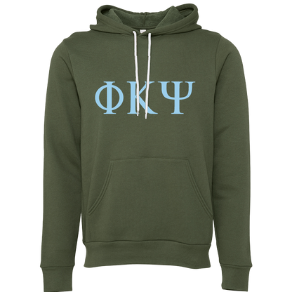 Phi Kappa Psi Lettered Hooded Sweatshirts