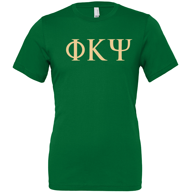 Phi Kappa Psi Lettered Short Sleeve T-Shirts