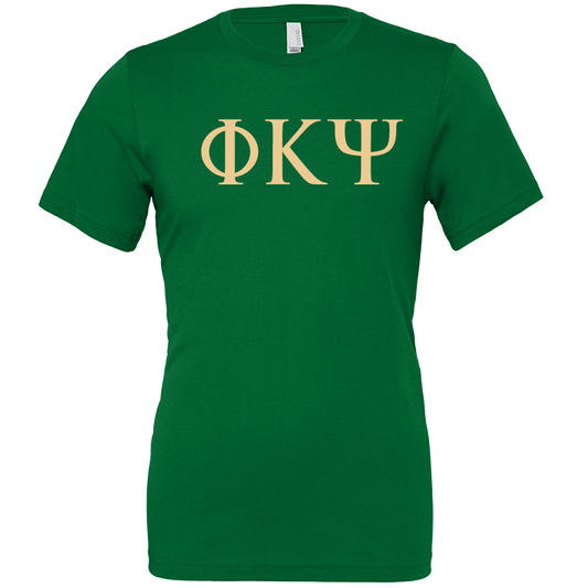 Phi Kappa Psi Lettered Short Sleeve T-Shirts