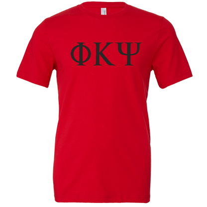 Phi Kappa Psi Lettered Short Sleeve T-Shirts