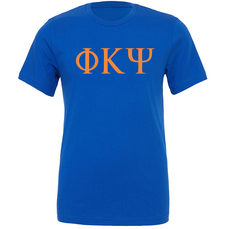 Phi Kappa Psi Lettered Short Sleeve T-Shirts