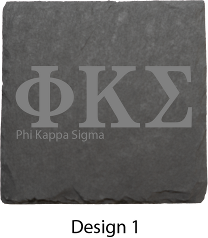 Phi Kappa Sigma Stone Coasters - 4-Pack